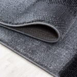 PARMA Kortpolig tapijt 80 x 300 cm Zwart - Afbeelding 3