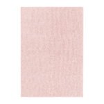 Kurzflor Teppich,  Unicolor - Einfarbig, Farbe Rosa, Teppich für Wohnzimmer, Rücken aus Filz, Größe: 200 cm x 290 cm