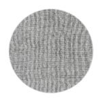 Kurzflor Teppich,  Unicolor - Einfarbig, Farbe Hellgrau, Teppich für Wohnzimmer, Rücken aus Filz, Größe: 120 cm Rund
