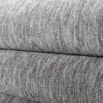 Kurzflor Teppich,  Unicolor - Einfarbig, Farbe Hellgrau, Teppich für Wohnzimmer, Rücken aus Filz, Größe: 80 x 150 cm - Afbeelding 6