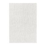 Kurzflor Teppich,  Unicolor - Einfarbig, Farbe Creme, Teppich für Wohnzimmer, Rücken aus Filz, Größe: 60 x 100 cm