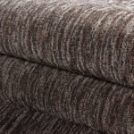 Kurzflor Teppich,  Unicolor - Einfarbig, Farbe Braun, Teppich für Wohnzimmer, Rücken aus Filz, Größe: 160 cm Rund - Afbeelding 4