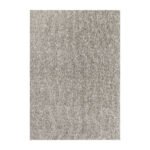 Kurzflor Teppich,  Unicolor - Einfarbig, Farbe Beige, Teppich für Wohnzimmer, Rücken aus Filz, Größe: 200 cm x 290 cm