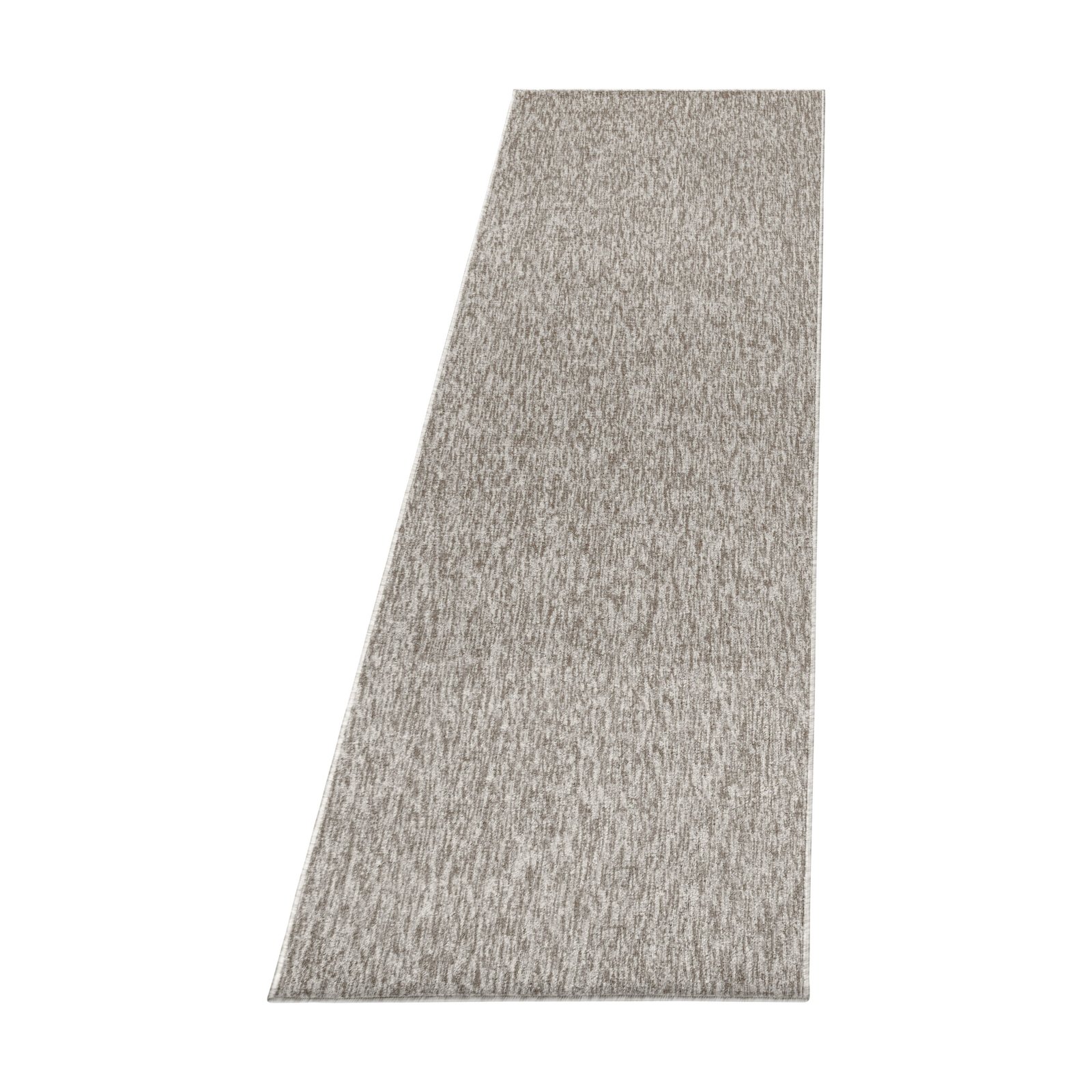 7362 Kurzflor Teppich, Unicolor - Einfarbig, Farbe Beige, Teppich für Wohnzimmer, Rücken aus Filz, Größe: 80 x 250 cm - Afbeelding 1