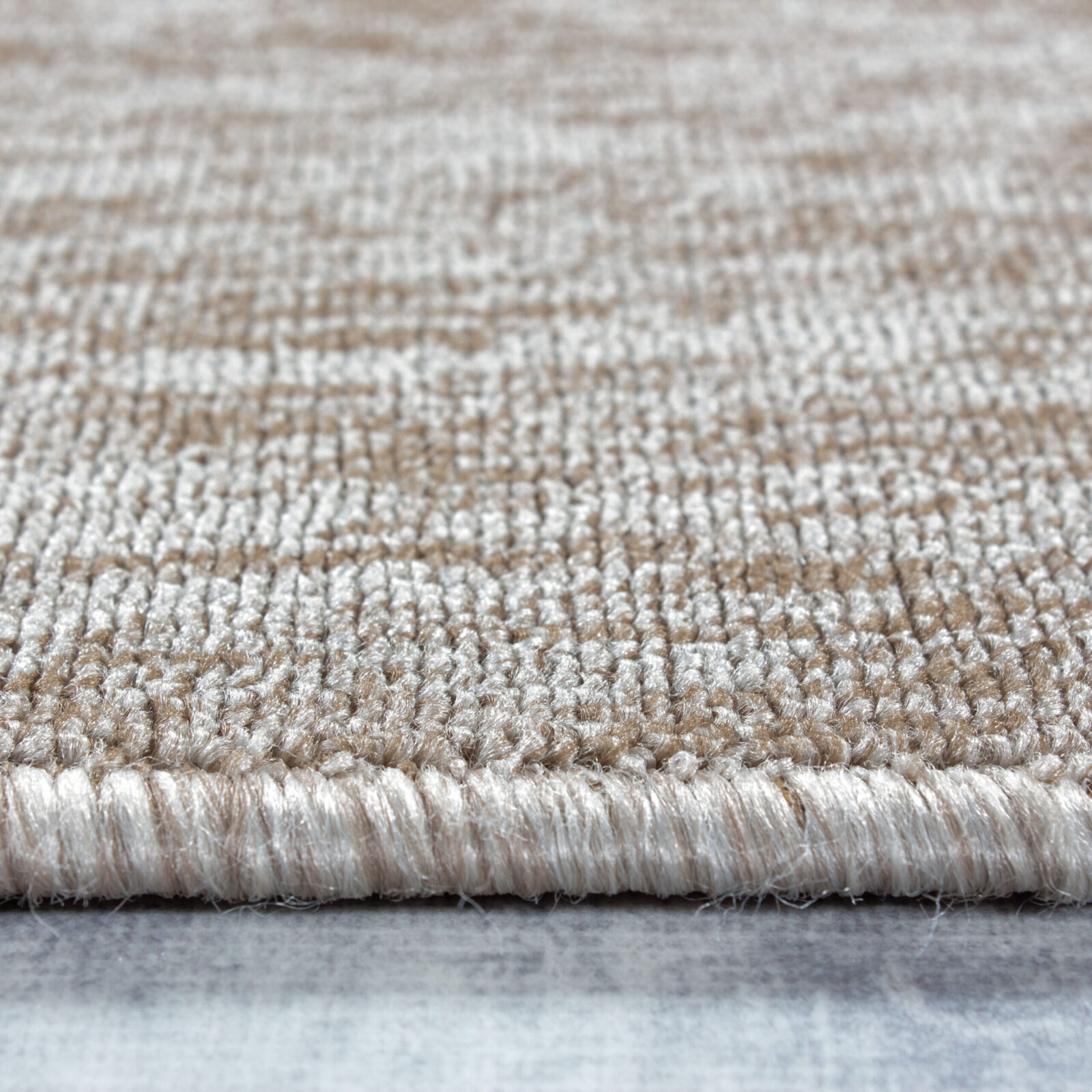 Nizza Kortpolig vloerkleed Effen – Beige (1800)