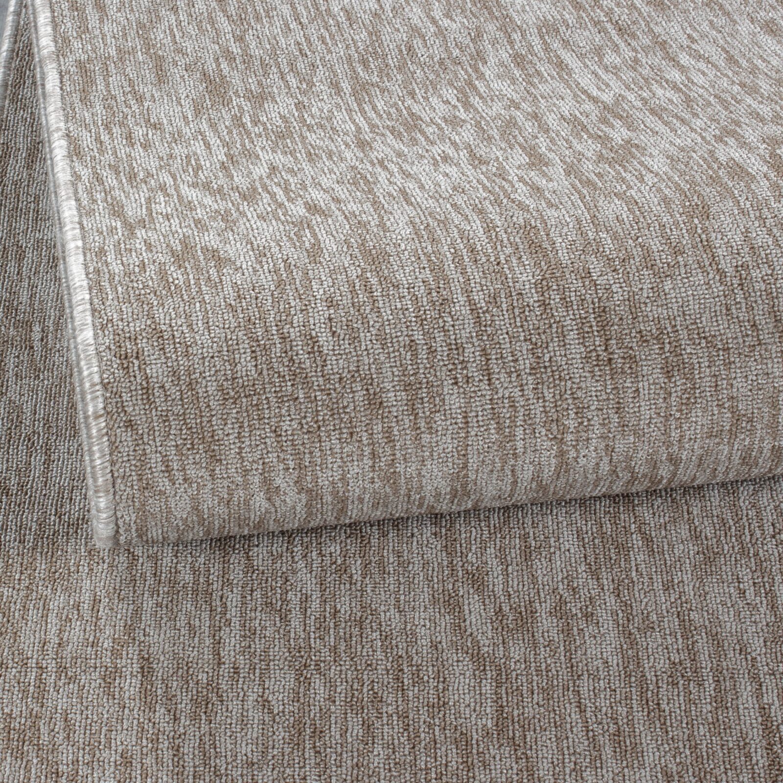 Nizza Kortpolig vloerkleed Effen – Beige (1800)