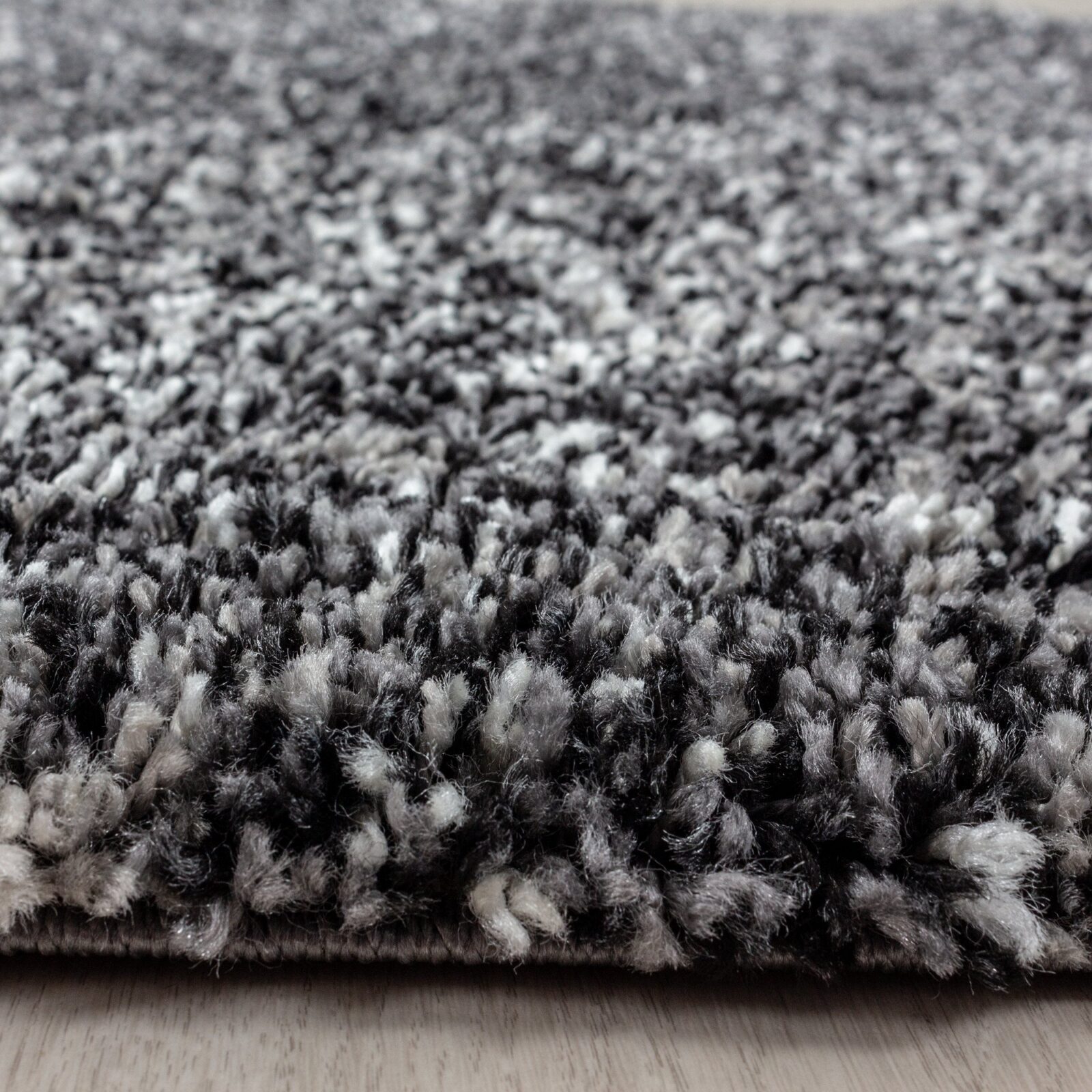Enjoy Hoogpolig vloerkleed Gemêleerd – Antraciet (4500)