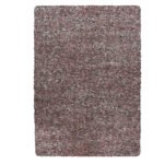 Hochflor Teppich,  Meliert Design, Farbe Rosa, Teppich für Wohnzimmer, Rücken aus Jute, Größe: 120 cm x 170 cm - Afbeelding 7