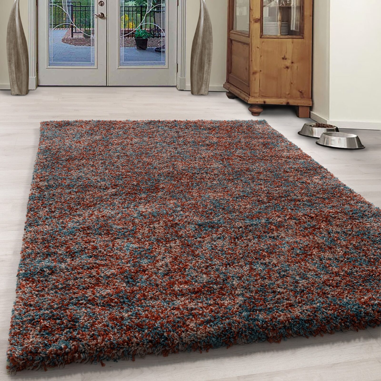 Enjoy Hoogpolig vloerkleed Gemêleerd – Terracotta (4500)