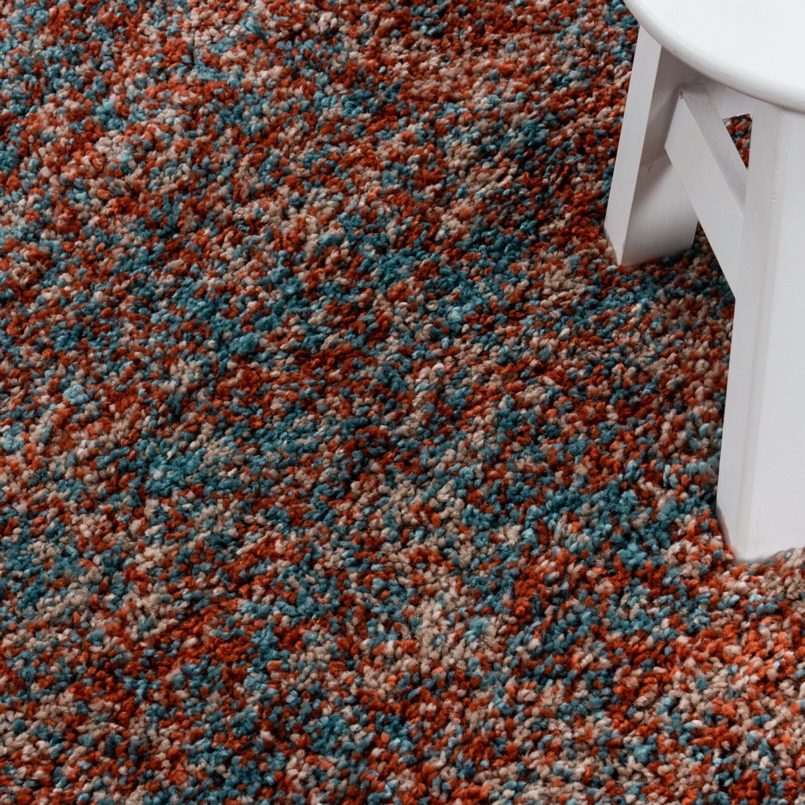 Enjoy Hoogpolig vloerkleed Gemêleerd – Terracotta (4500)