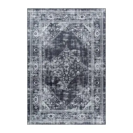 Fiesta Wasbaar vloerkleed Oosters – Zwart (4301)