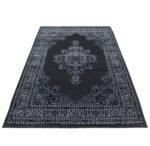 Orient Teppich,  Orientalisch Design, Farbe Grau, Teppich für Wohnzimmer, Rücken aus Jute, Größe: 160 cm x 230 cm - Afbeelding 3