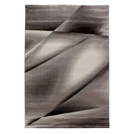Miami Kortpolig vloerkleed Abstract – Bruin (6590)