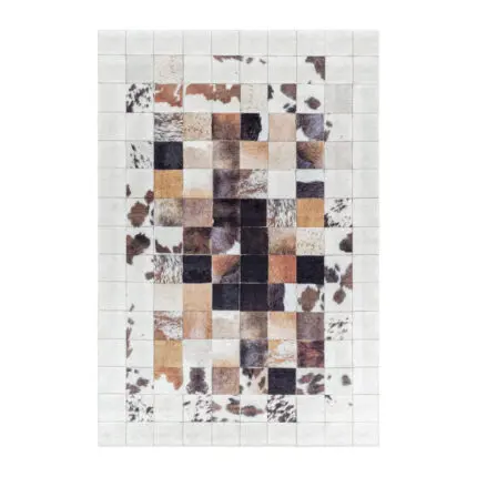 Fiesta Wasbaar vloerkleed Patchwork – Wit (4306)