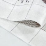 Waschbarer Teppich,  Patchwork Design, Farbe Weiß, Teppich für Wohnzimmer, Rücken aus Canvas, Größe: 80 x 150 cm - Afbeelding 5