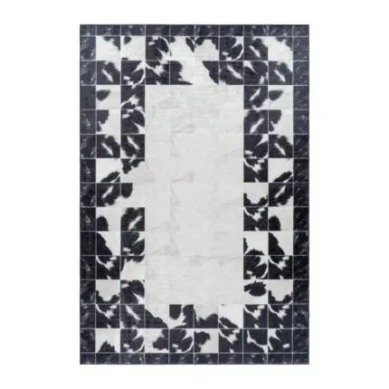 Fiesta Wasbaar vloerkleed Patchwork – Zwart (4307)