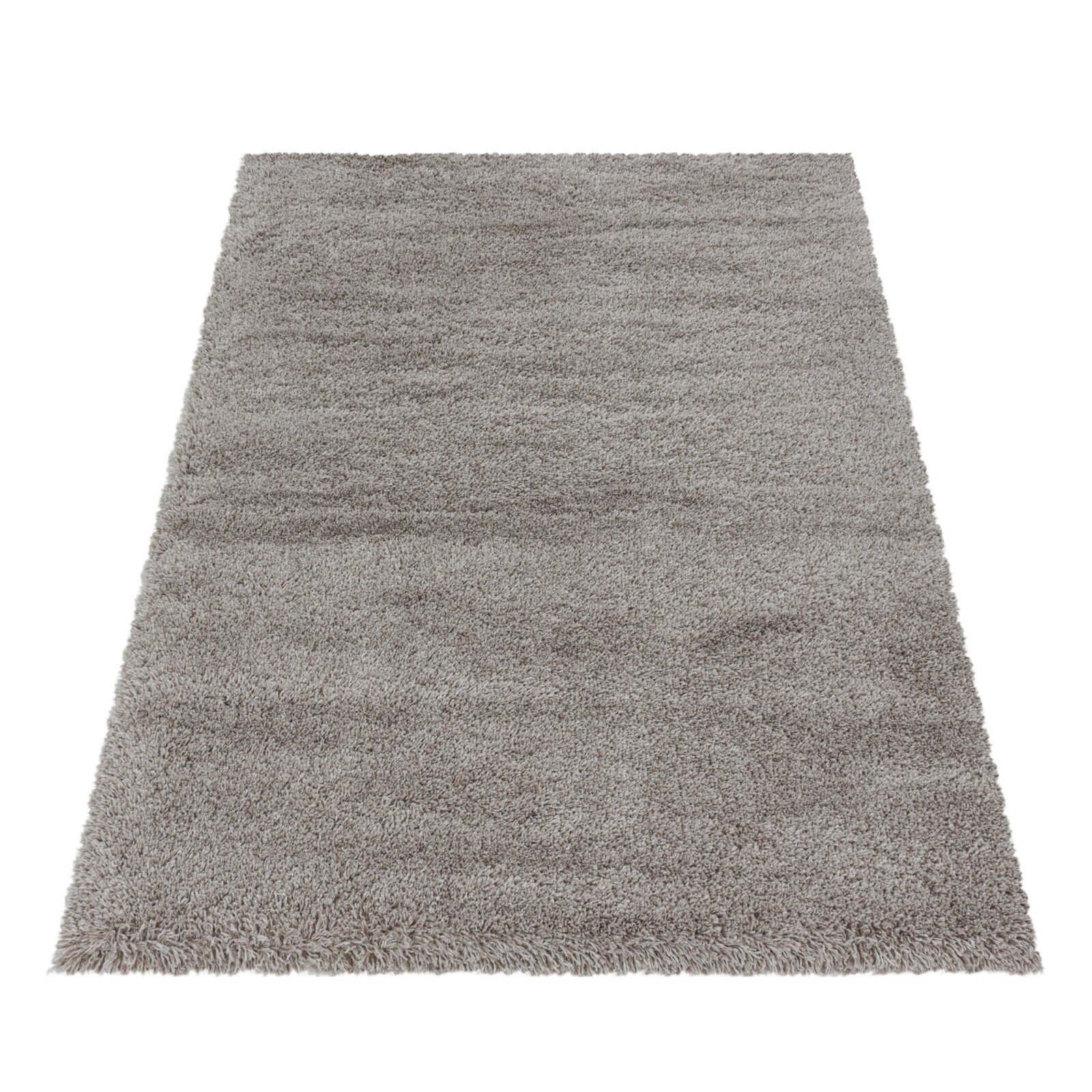 Fluffy Hoogpolig vloerkleed Effen – Beige (3500)