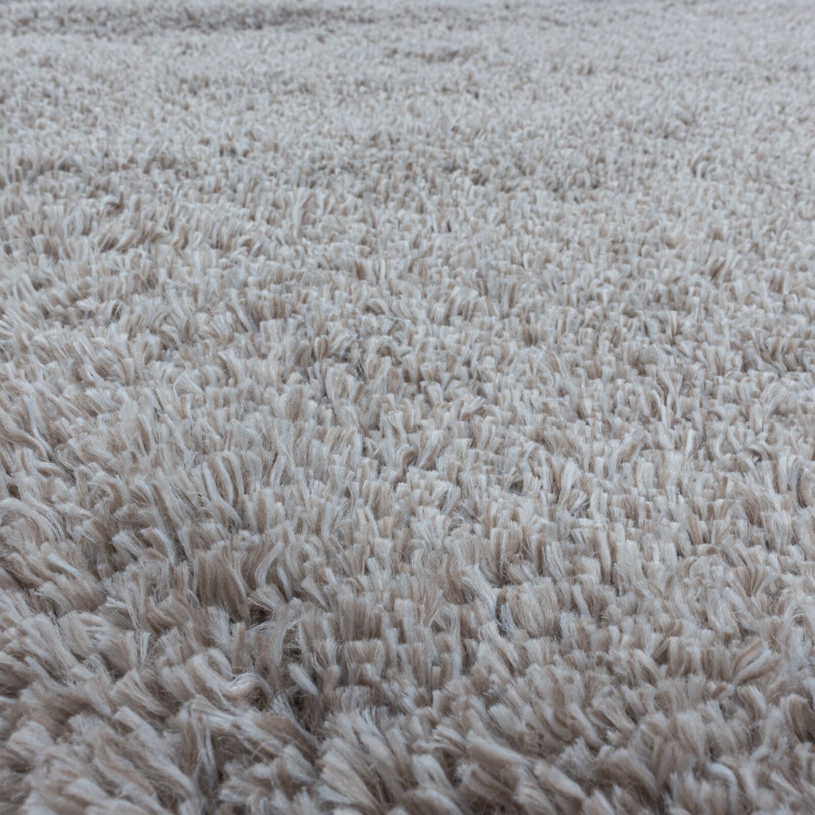 Fluffy Hoogpolig vloerkleed Effen – Beige (3500)
