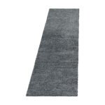 FLUFFY Hoogpolig tapijt 80 x 250 cm Lichtgrijs