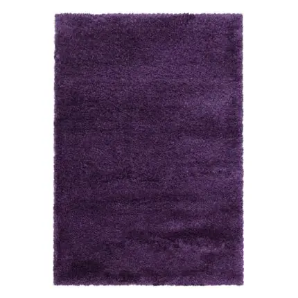 Fluffy Hoogpolig vloerkleed Effen – Paars (3500)