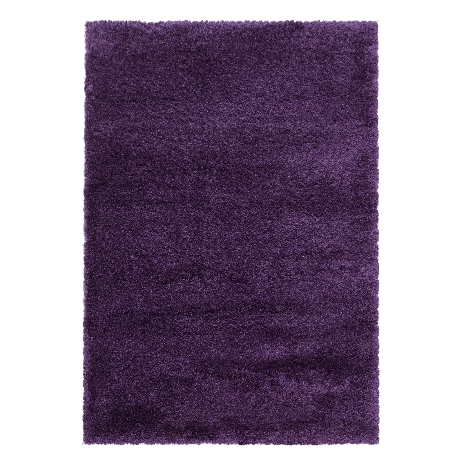 8180 Hochflor Teppich, Unicolor - Einfarbig, Farbe Violett, Teppich für Wohnzimmer, Rücken aus Jute, Größe: 280 x 370 cm - Afbeelding 1