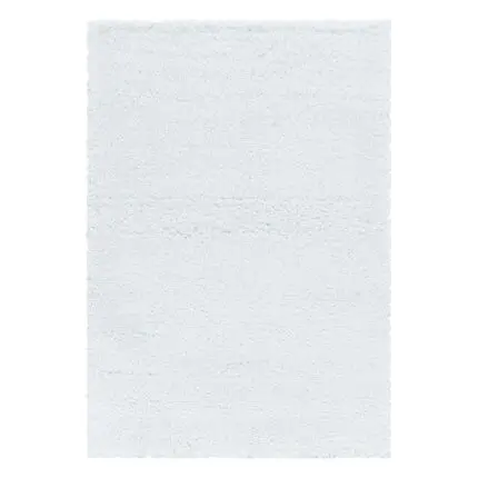 Fluffy Hoogpolig vloerkleed Effen – Wit (3500)