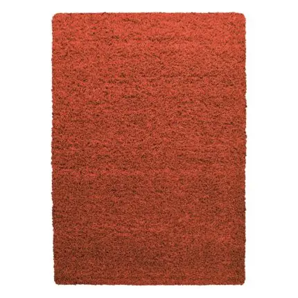 Life Hoogpolig vloerkleed Effen – Terracotta (1500)