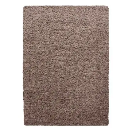 Life Hoogpolig vloerkleed Effen – Mokka (1500)