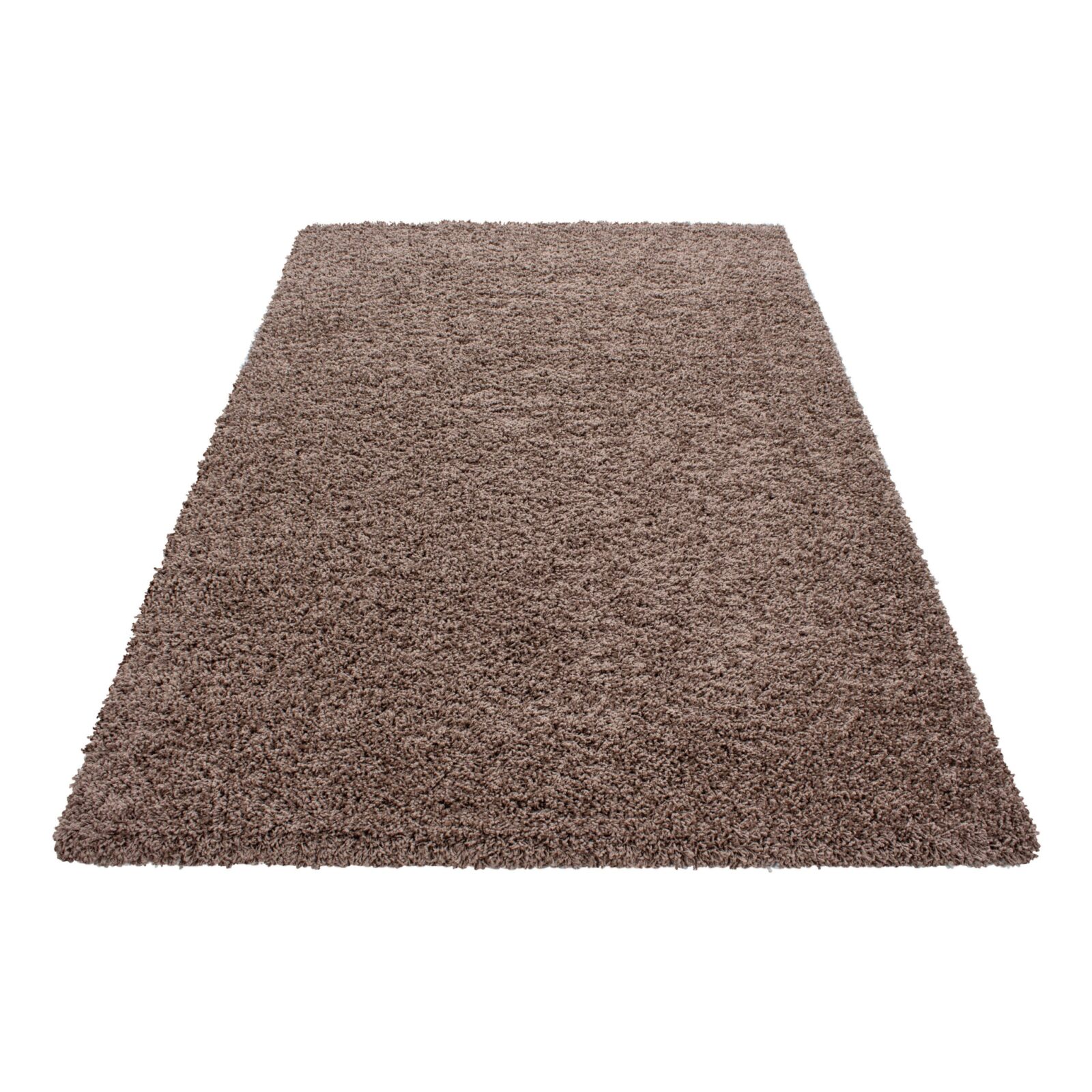 Life Hoogpolig vloerkleed Effen – Mokka (1500)