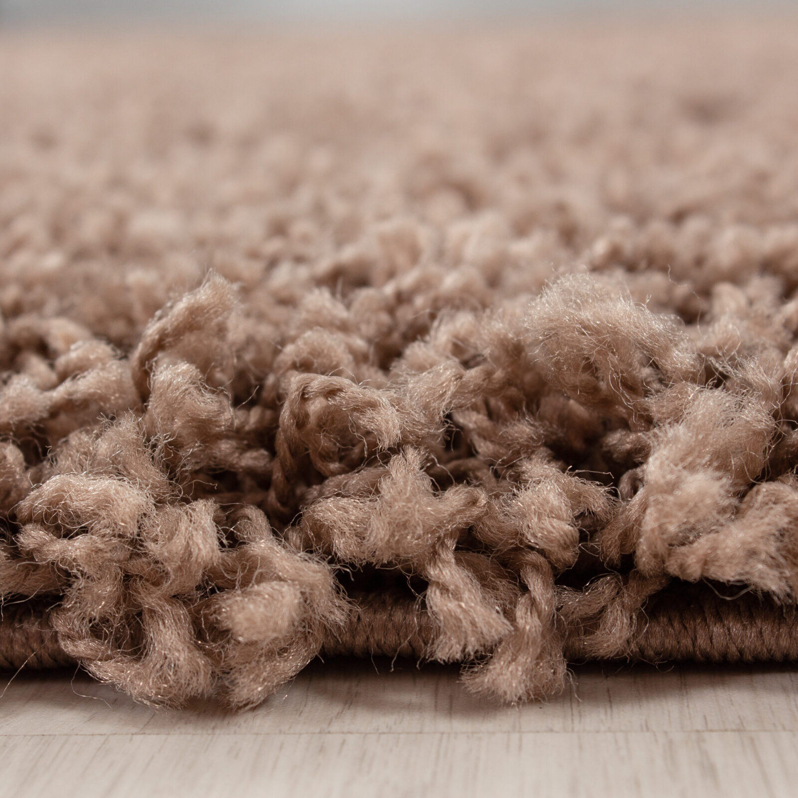 Life Hoogpolig vloerkleed Effen – Mokka (1500)