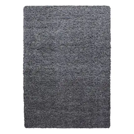 Life Hoogpolig vloerkleed Effen – Grijs (1500)