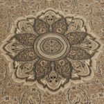 Orient Teppich,  Orientalisch Design, Farbe Beige, Teppich für Wohnzimmer, Rücken aus Jute, Größe: 160 cm x 230 cm - Afbeelding 6