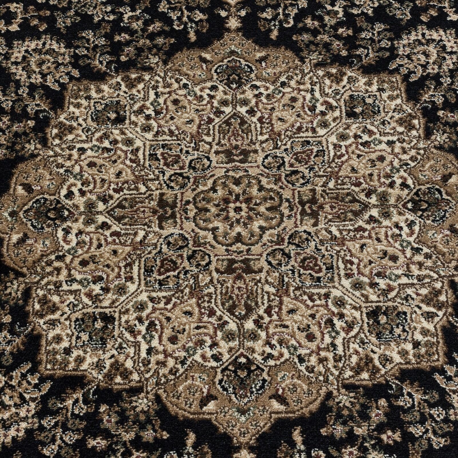 Kashmir Oosters vloerkleed Oosters – Zwart (2608)