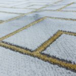 NAXOS Kortpolig tapijt 140 x 200 cm Goud - Afbeelding 6