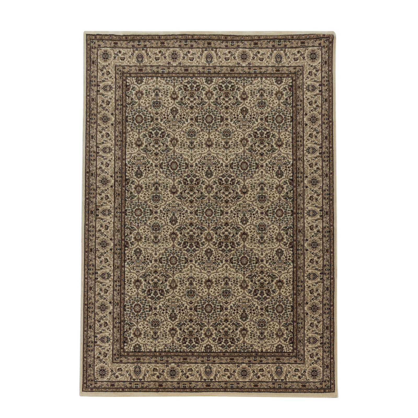 8837 Orient Teppich, Orientalisch Design, Farbe Beige, Teppich für Wohnzimmer, Rücken aus Jute, Größe: 200 cm x 290 cm - Afbeelding 1