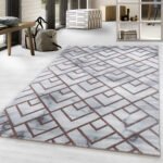 NAXOS Kortpolig tapijt 140 x 200 cm Brons - Afbeelding 2
