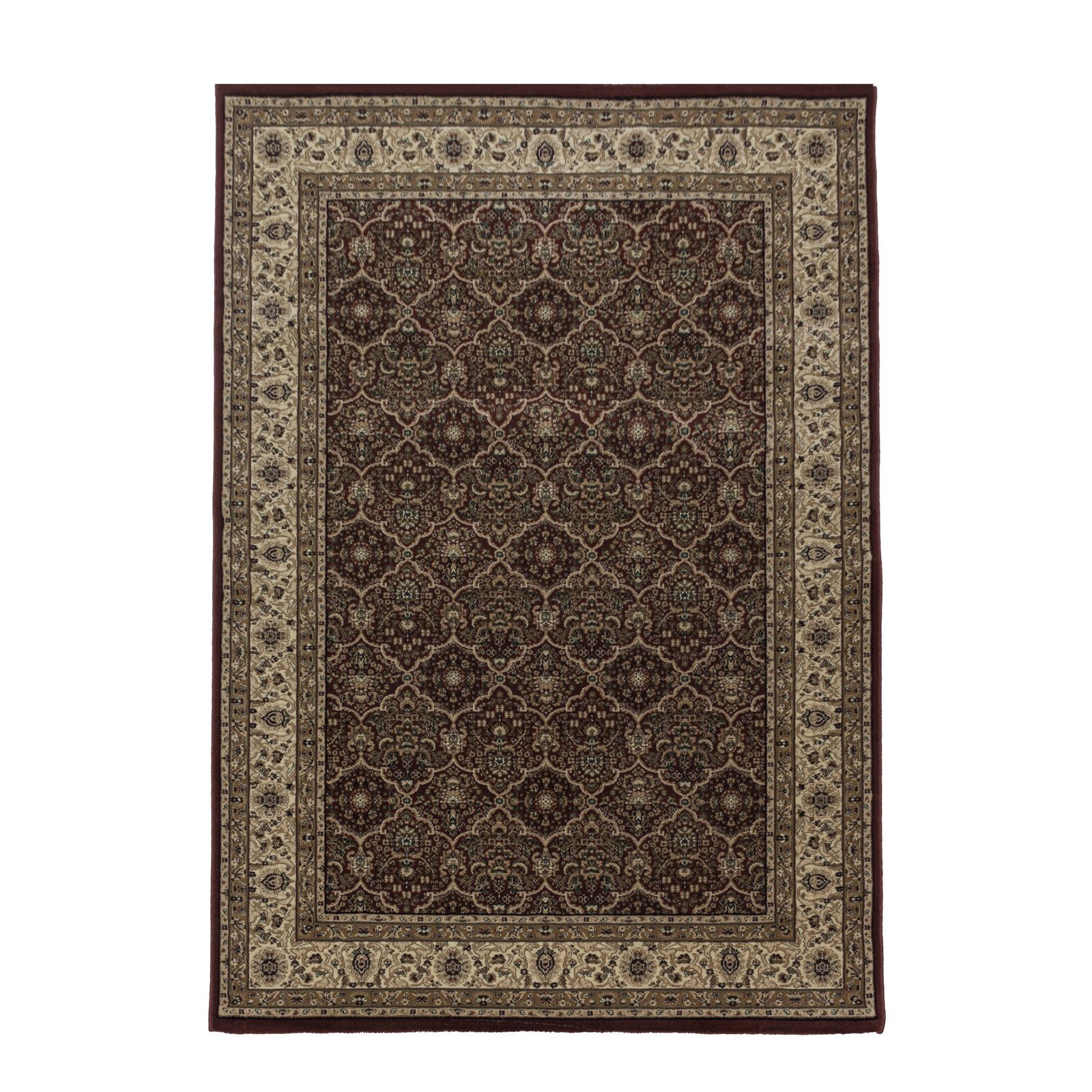 8879 Orient Teppich, Orientalisch Design, Farbe Rot, Teppich für Wohnzimmer, Rücken aus Jute, Größe: 160 cm x 230 cm - Afbeelding 1