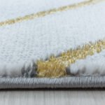 NAXOS Kortpolig tapijt 140 x 200 cm Goud - Afbeelding 4