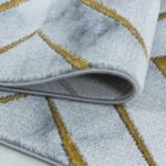 NAXOS Kortpolig tapijt 140 x 200 cm Goud - Afbeelding 5