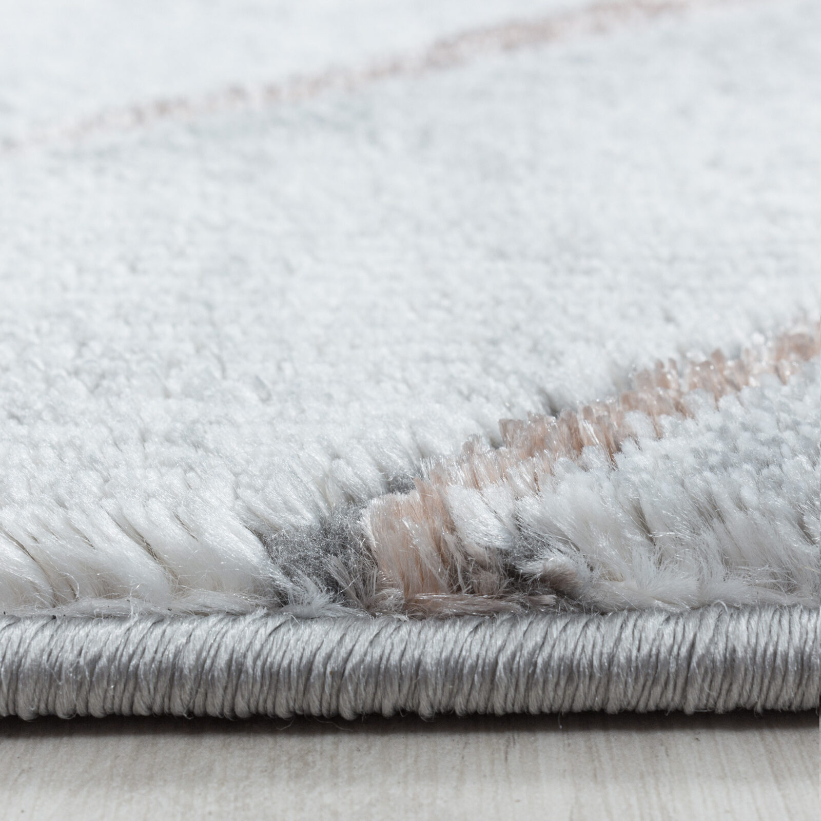 Naxos Kortpolig vloerkleed Marmerlook – Brons (3811)
