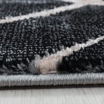 Kurzflor Teppich,  Marmor Design, Farbe Bronze, Teppich für Wohnzimmer, Rücken aus Jute, Größe: 140 x 200 cm - Afbeelding 4