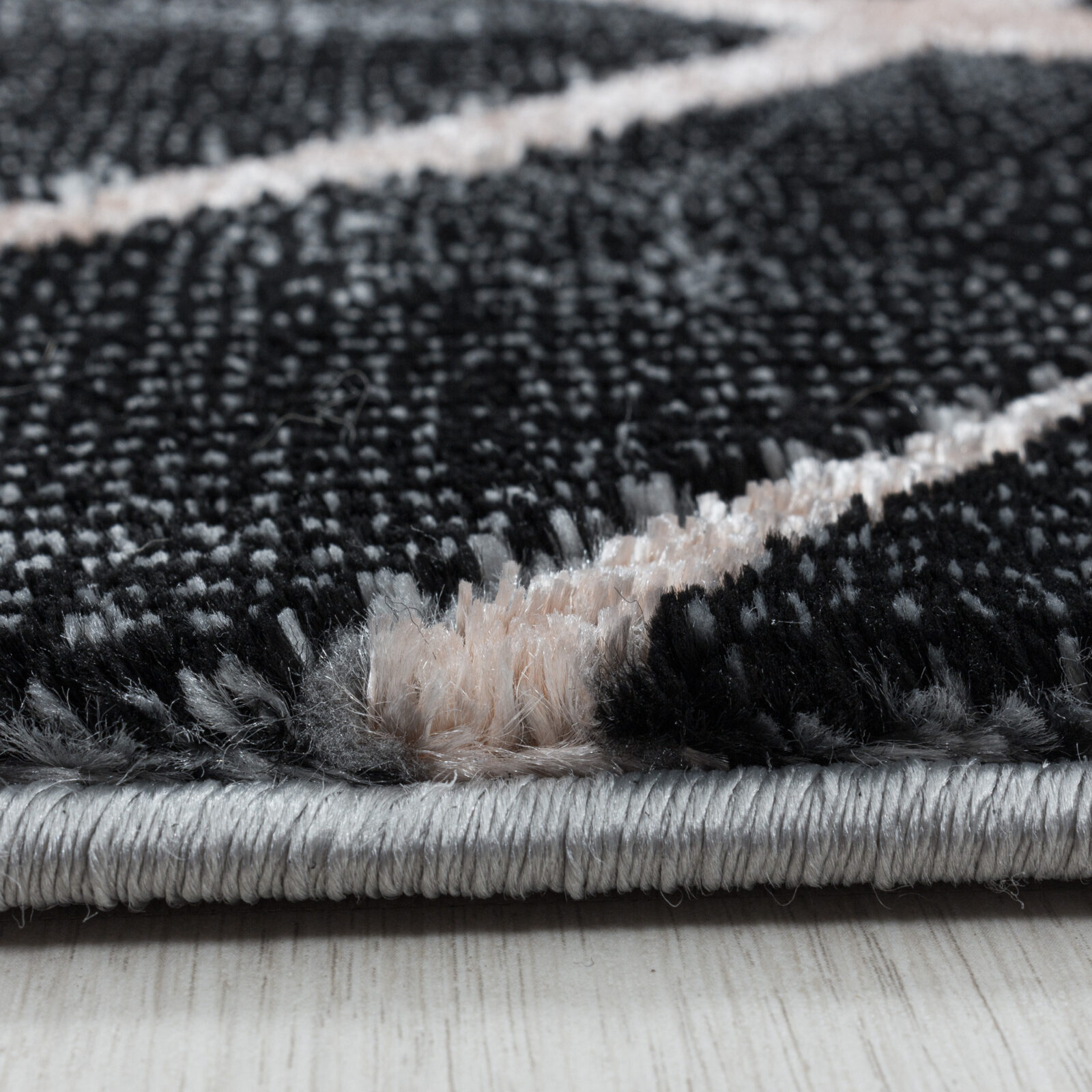 Naxos Kortpolig vloerkleed Marmerlook – Brons (3812)