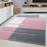 HAWAII Kortpolig tapijt 280 x 370 cm Roze - Afbeelding 2