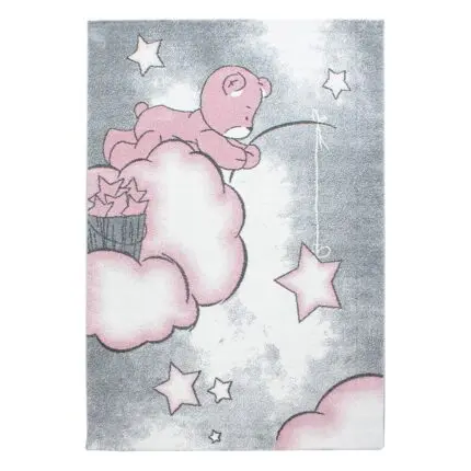 Kids Kindervloerkleed Beer – Roze (580)