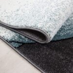 Kinder Teppich,  Elefant-Design, Farbe Blau, Teppich für Kinderzimmer, Rücken aus Jute, Größe: 200 cm x 290 cm - Afbeelding 5