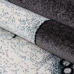 Kinder Teppich,  Elefant-Design, Farbe Blau, Teppich für Kinderzimmer, Rücken aus Jute, Größe: 200 cm x 290 cm - Afbeelding 6