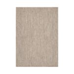 Outdoor Teppich,  Unicolor - Einfarbig, Farbe Beige, Teppich für Terasse-Balkon-Küche, Rücken aus Polypropylen, Größe: 200 cm x 290 cm