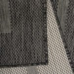 Outdoor Teppich,  Unicolor - Einfarbig, Farbe Schwarz, Teppich für Terasse-Balkon-Küche, Rücken aus Polypropylen, Größe: 160 cm Rund - Afbeelding 4