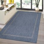 Outdoor Teppich, Unicolor - Einfarbig, Farbe Blau, Teppich für Terasse-Balkon-Küche, Rücken aus Polypropylen, Größe: 240 x 340 cm - Afbeelding 2