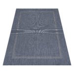 Outdoor Teppich, Unicolor - Einfarbig, Farbe Blau, Teppich für Terasse-Balkon-Küche, Rücken aus Polypropylen, Größe: 240 x 340 cm - Afbeelding 3